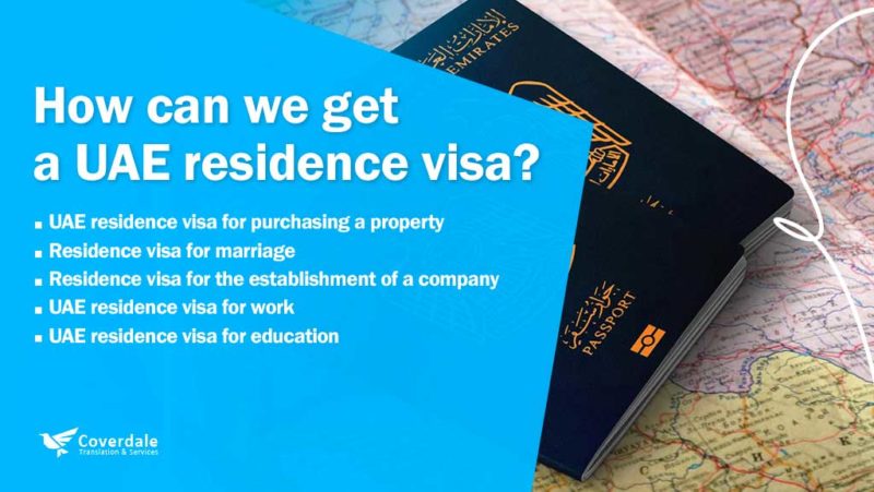 UAE residence visa step by step process - Coverdale